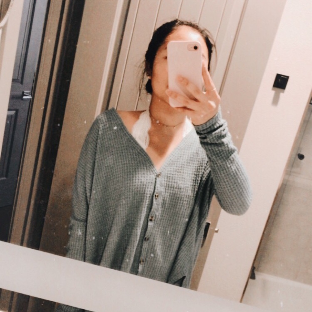 out from under jojo thermal oversized top